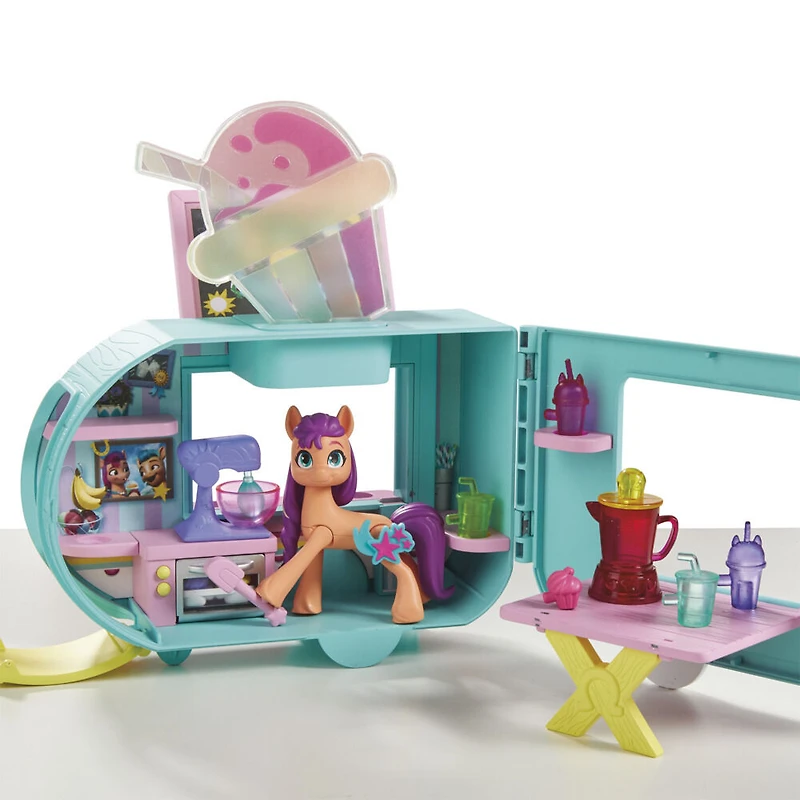 My Little Pony, coffret Sunny Starscout Camion de smoothies, poney Hoof to Heart