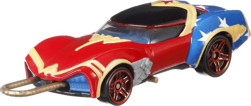Hot Wheels Wonder Woman Character Car, Collectible 1:64 Scale Toy Car Inspired by the DC Universe