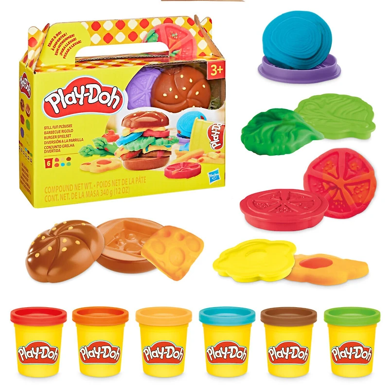 Play-Doh Barbecue rigolo, coffret de pâte à modeler
