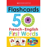 Scholastic Early Learners: French-English 50 First Words Flashcards - Édition anglaise