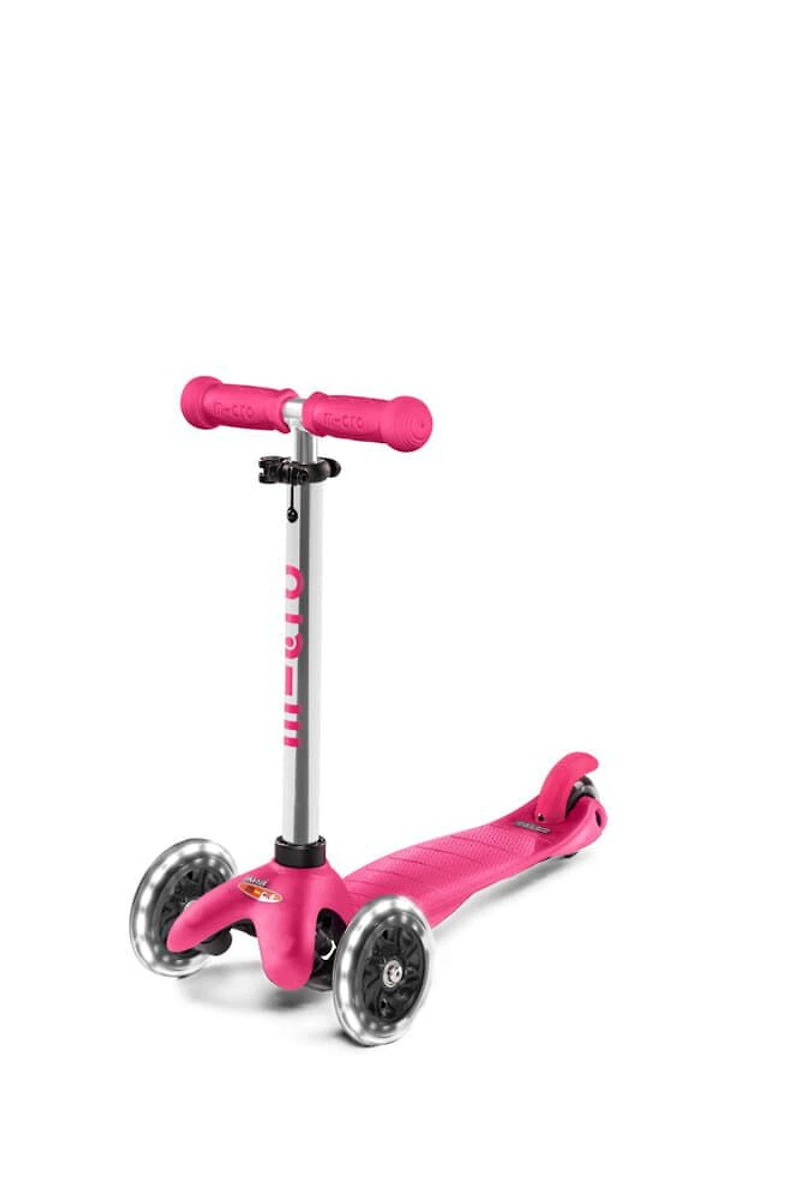 Trottinette Micro Mini Plus Led/Rose - Notre exclusivité