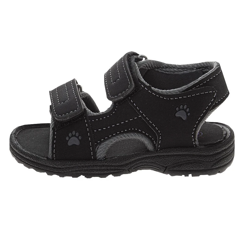 Rugged Bear Black/Grey Sport Sandal