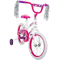 Vélo, 16po Avigo Glitter, blanc et rose