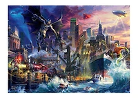 Ceaco Thomas Kinkade DC Comics 1000-Piece Puzzle Showdown at Gotham Pier