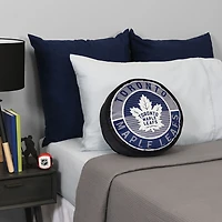 Coussin de rondelle des Maple Leafs de Toronto de la LNH (14 x 14 po)