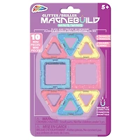 MAGNEBUILDS - 10pc Mini Magnebuilds - Glitter