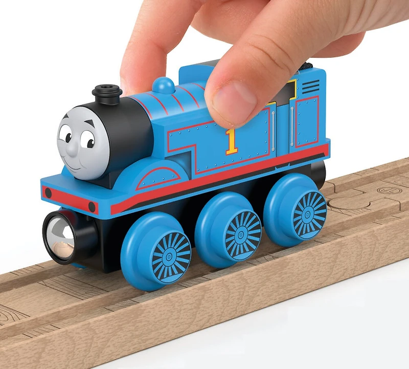 Thomas et ses amis - Piste en bois - Coffret de sections de piste droites et courbes Clackety Track