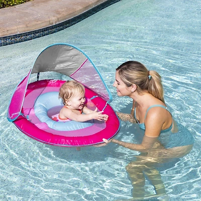 SwimWays, Bouée et pare-soleil Baby Spring Float - Licorne sirène rose