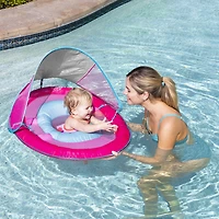 SwimWays, Bouée et pare-soleil Baby Spring Float - Licorne sirène rose
