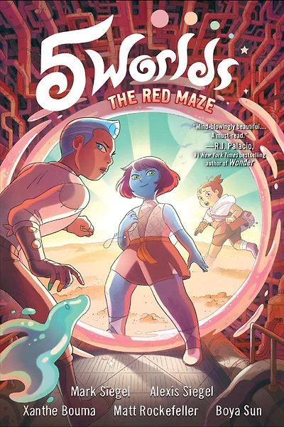 5 Worlds Book 3: The Red Maze - Édition anglaise