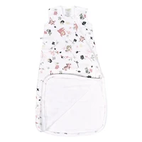 Perlimpinpin-Sac de nuit en mousseline 1.5 TOG-Jungle lotus-6-18m
