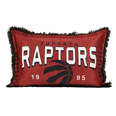 Oreiller géant en fourrure funky pour enfants NBA Toronto Raptors, 20 po x 30 po