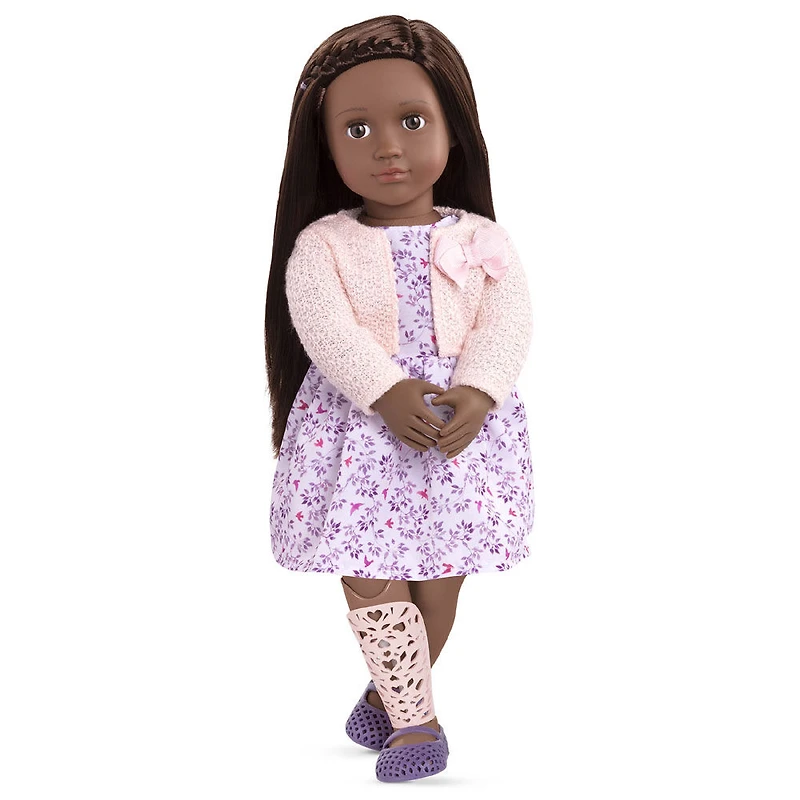 Poupée 46 cm avec jambe artificielle, Suzee, Our Generation