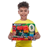Pistolet à fléchettes en mousse X-Shot Dino Attack Dino Extinct (8 fléchettes, 1 oeuf) par ZURU