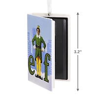 Hallmark Elf Retro Video Cassette Case Christmas Ornament