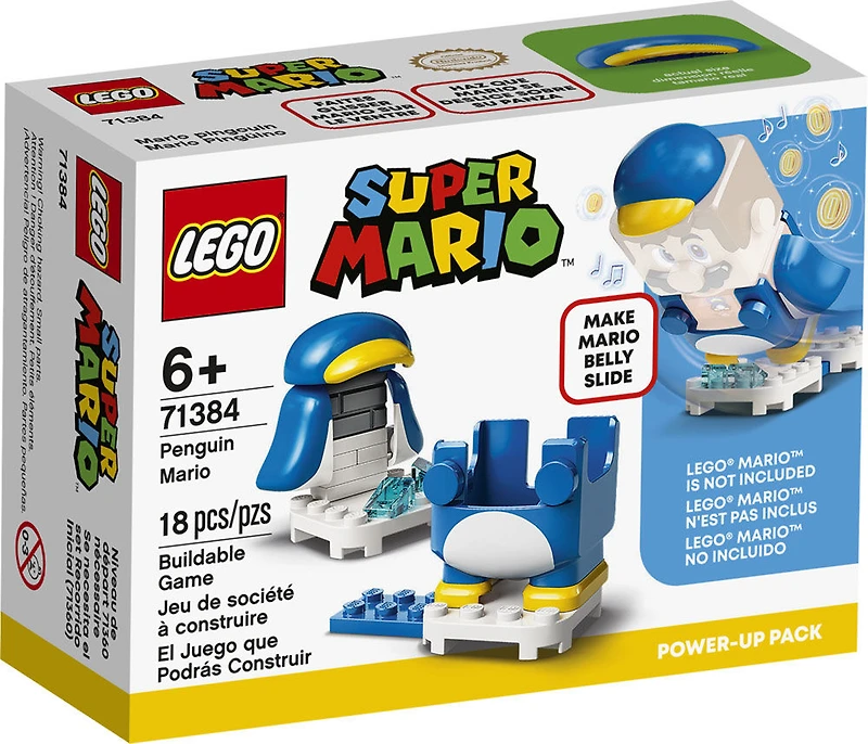 LEGO Super Mario Pack de Puissance Mario pingouin 71384 (18 pièces)