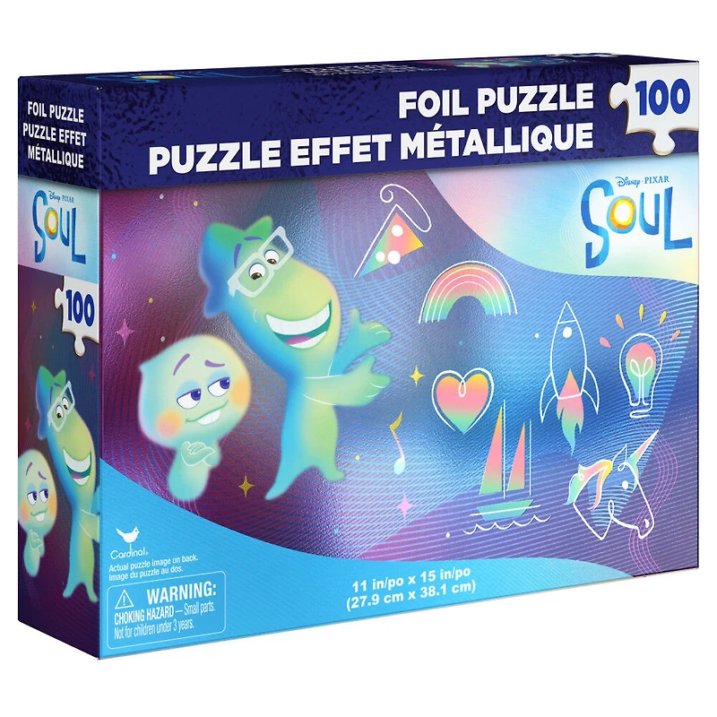Pixar, Soul, Puzzle avec effet métallique de 100 pièces