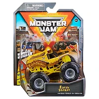 Monster Jam, Monster truck EarthShaker officiel, véhicule en métal moulé, série Arena Favorites, échelle 1:64