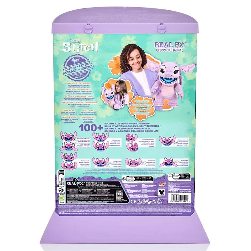 Disney Angel Puppetronic - RealFX, 100+ Actions & Sounds, 18" Figure