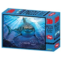 Howard Robinson - Great White Shark 500 pc Casse-tête Super 3D