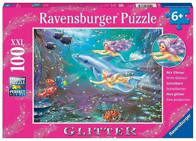 Ravensburger -Little Mermaids - 100PC Casse-Tête Briller