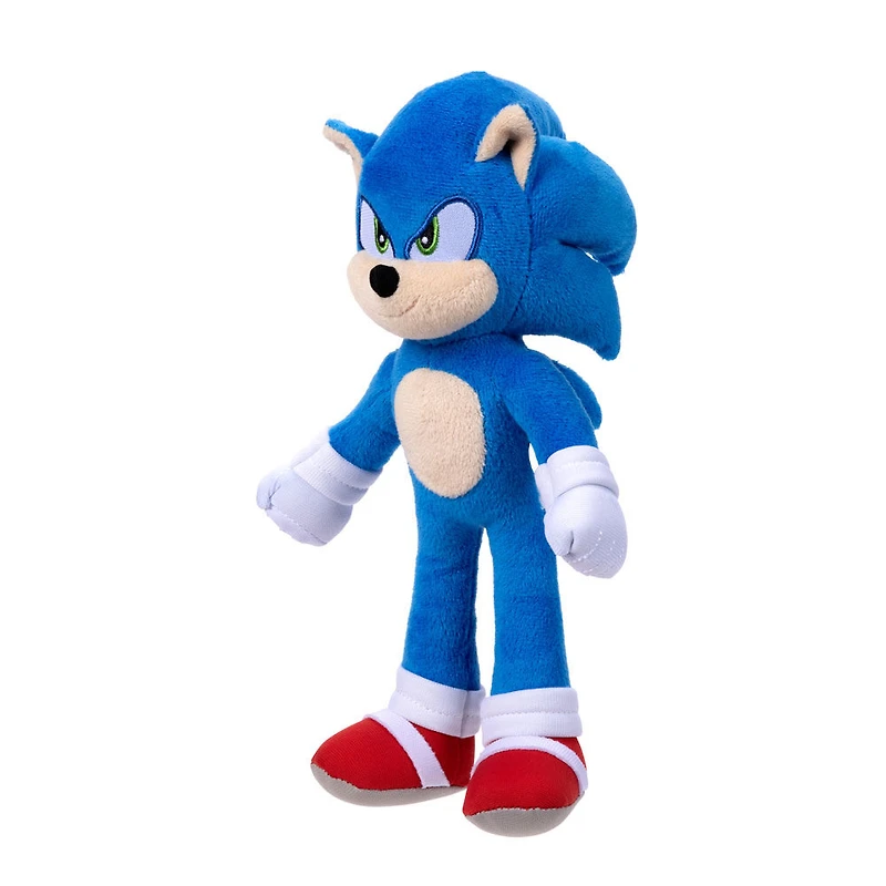 Peluche Sonic de 9 pouces du film Sonic le Hérisson 2 