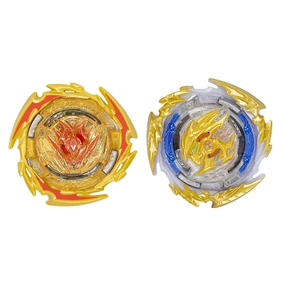 Beyblade Burst QuadDrive, Pack de 2 toupies de compétition Destruction Belfyre B7 et Decay Perseus P7