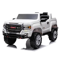 Kidsvip 12V Gmc Canyon At4 W/ Rc-White - English Edition