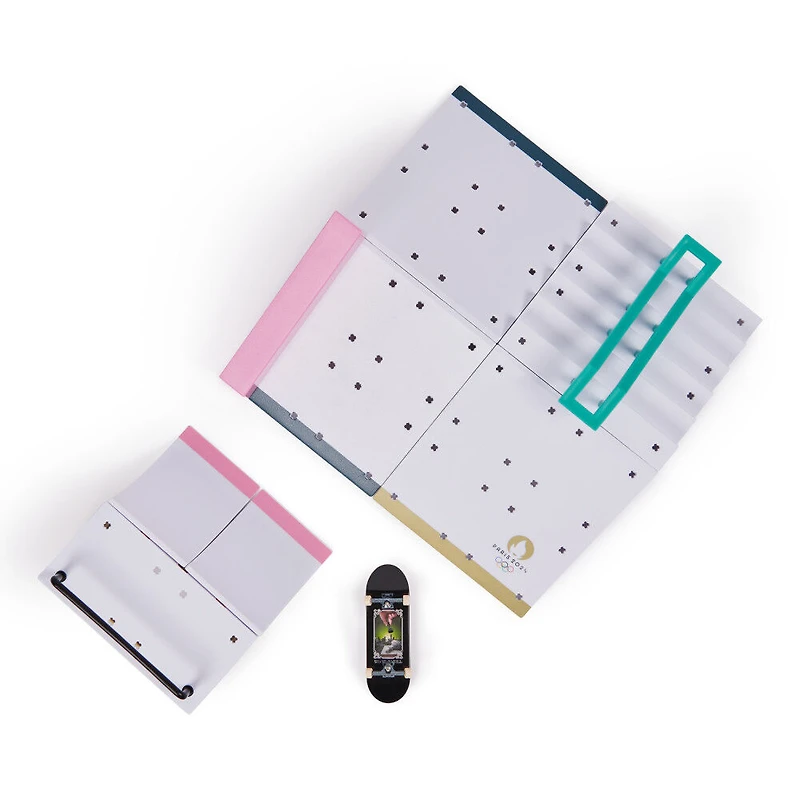 Tech Deck, Shane O'Neill's Olympic Games Paris 2024 Ramp Customizable X-Connect Park Creator Playset & Exclusive Fingerboard