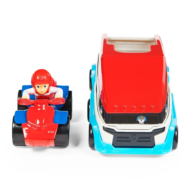 PAW Patrol, True Metal PAW Patroller Die-Cast Team Vehicle with 1:55 Scale Ryder ATV Toy Car