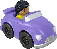 Fisher-Price Little People Wheelies Purple Convertible Toy Car