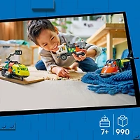 LEGO City Avion, camion d'assistance et aéroglisseur à combiner 60505 - Ensemble de construction de véhicules d'urgence - 60505