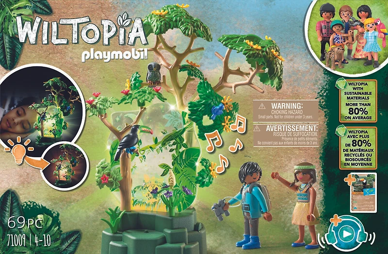 Playmobil - Kapokier avec effets sonores de la forêt tropicale