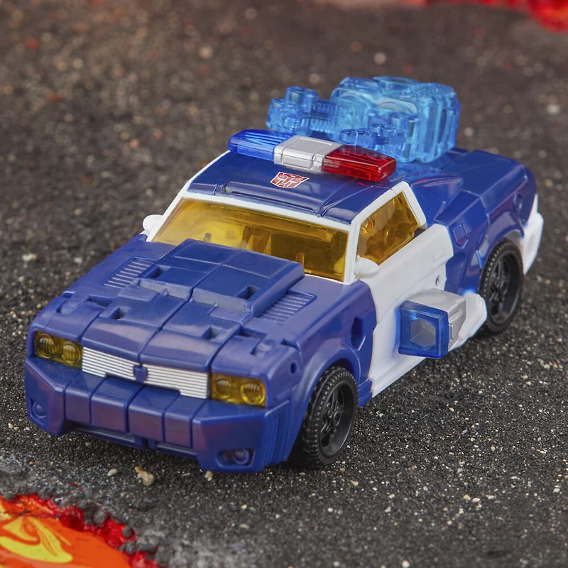 Transformers Generations Legacy United, figurine Rescue Bots Univers Autobot Chase classe Deluxe