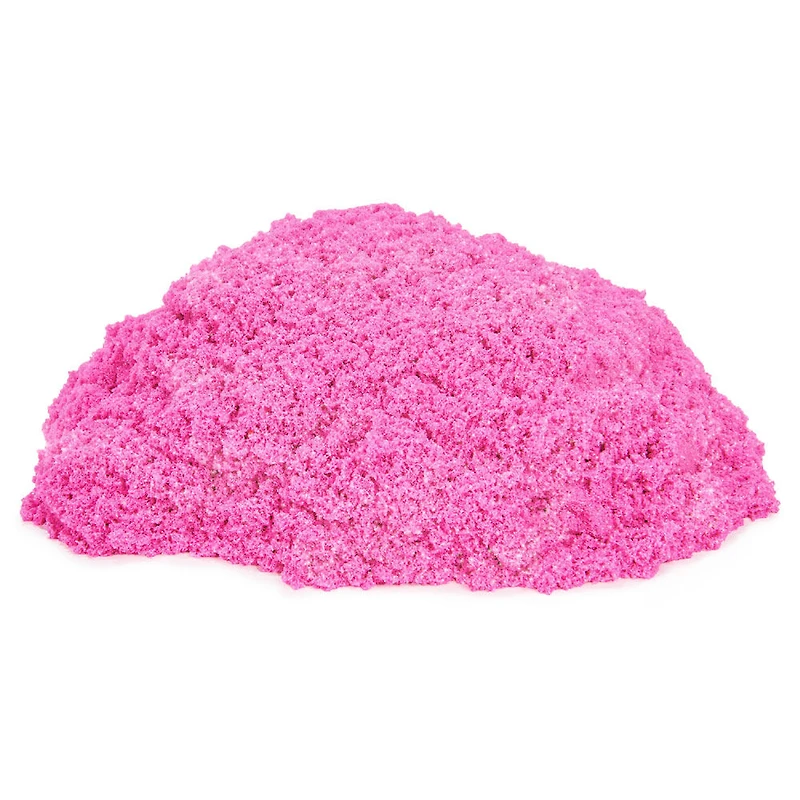 Kinetic Sand, Crystal Pink 2lb Bag of All-Natural Shimmering Sand for Squishing, Mixing and Molding