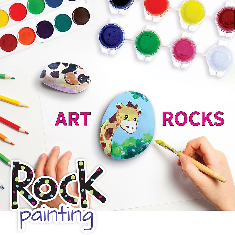 SpiceBox Children's Activity Kits for Kids Rock Painting - English Edition