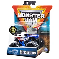 Monster Jam, Official King Krunch Monster Truck, Die-Cast Vehicle, Retro Rebels Series, 1:64 Scale