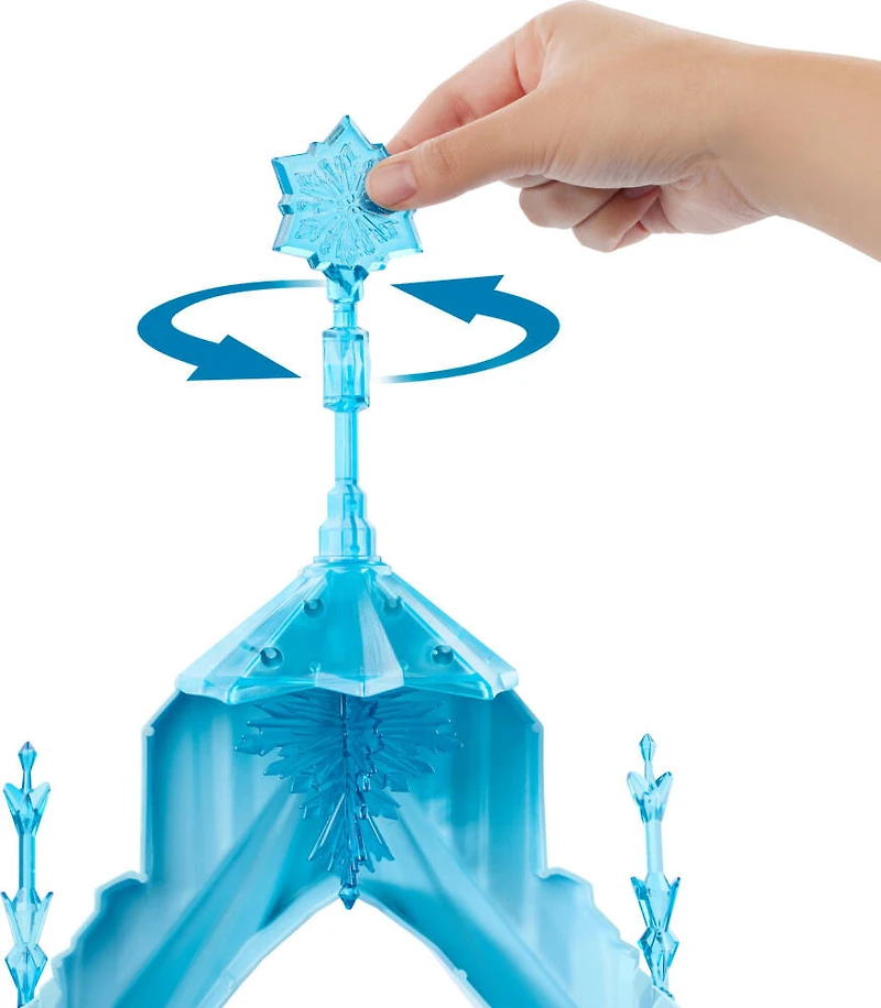 Disney Frozen Elsa's Frozen Ice Palace Castle Playset with Olaf, 5 Play Areas & 21 Accessories