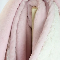 Juddlies - Flannel Sherpa Blanket - Pink