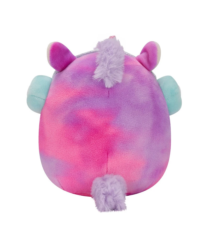 Squishmallow 5" - Lola la Licorne Tie-Dye avec des écouteurs