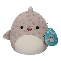 Squishmallows de 19 cm - Azi le requin-tigre gris