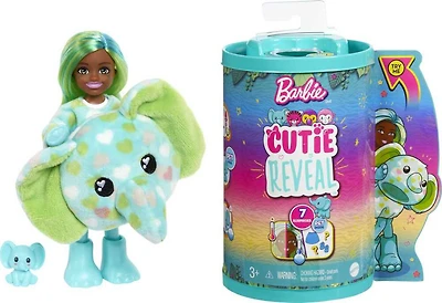 Barbie Chelsea Cutie Reveal Série Jungle-Poupée éléphant