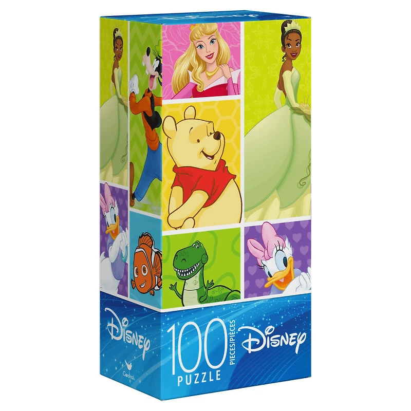 Puzzle 100 pièces Disney, pour les familles et les enfants à partir de 4 ans