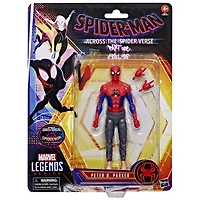 Marvel Legends Series Spider-Man: Across the Spider-Verse (Part One) Peter B Parker 6-inch Action Figure, 2 Accessories