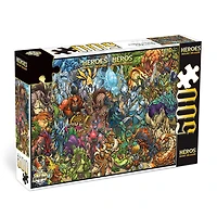 Casse-Tête Hmd - 500 Mcx- Party De Monstres - Édition française