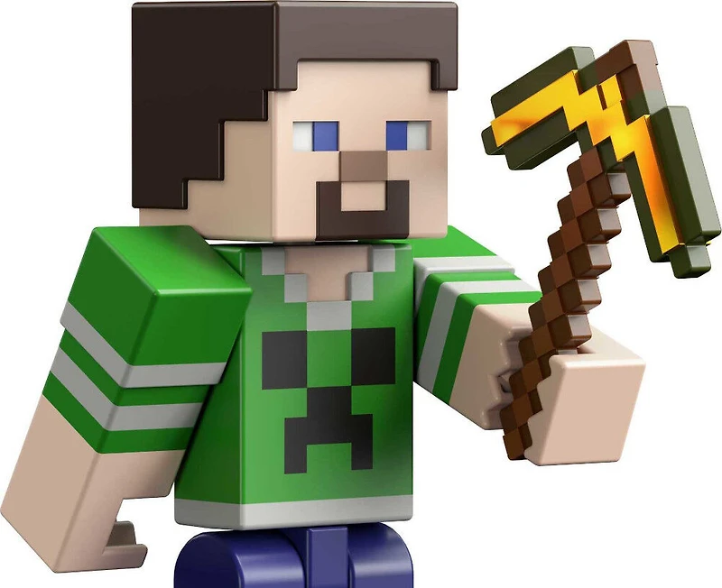 Minecraft - Figurine - Crée-Un-Portail - Steve