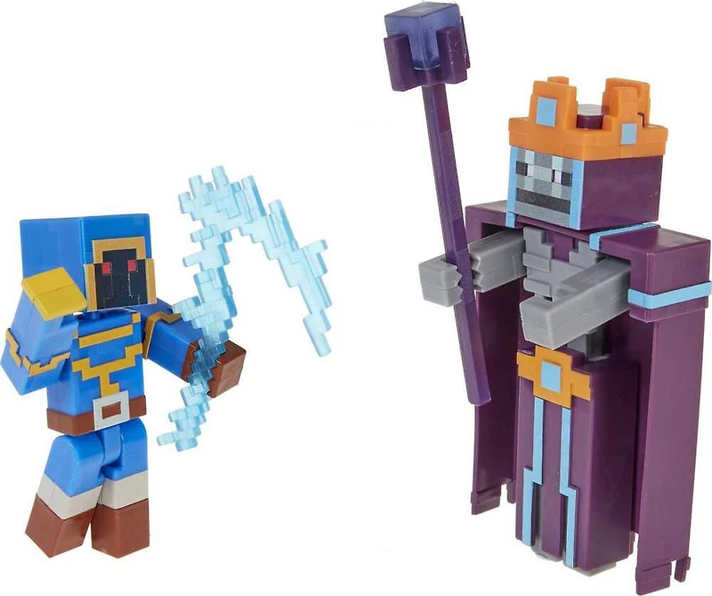 Minecraft- Dungeons - Pack 2 Figurines 8 Cm