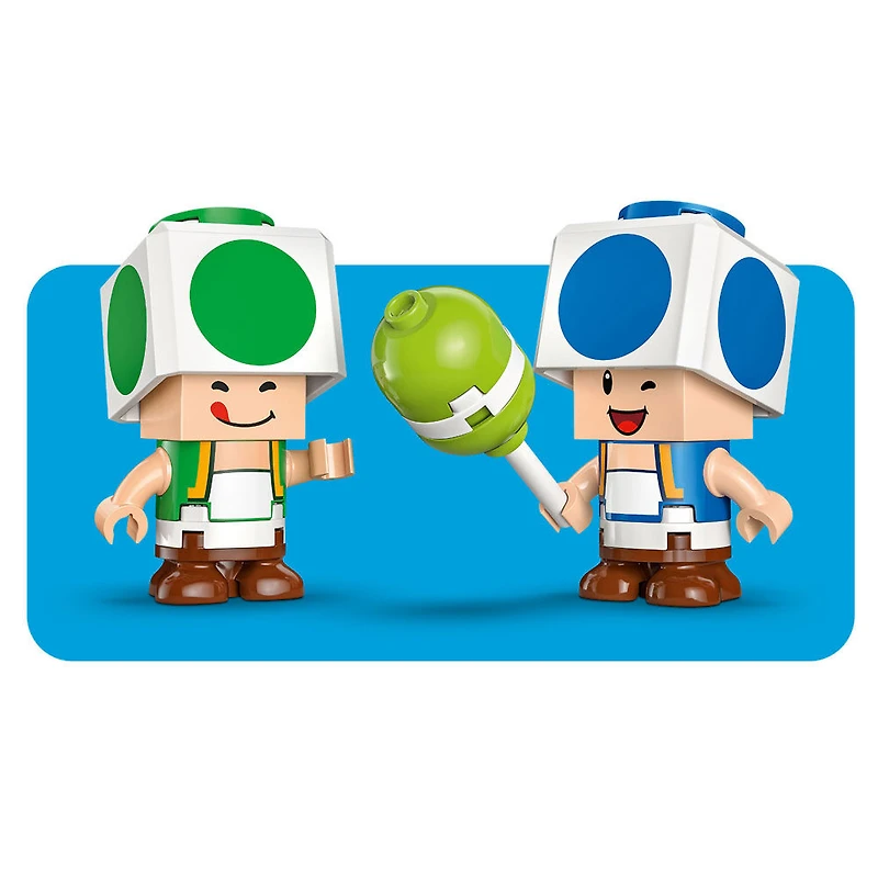 LEGO Super Mario Fête chez les Toads, Jouet pour Garçons, Filles et tous les Amateurs, Petit Cadeau pour Enfants 72041