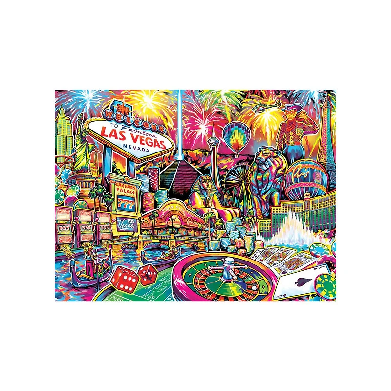 Masterpieces Puzzle Company Greetings From Las Vegas - casse-tête de 550 pièces - Édition anglaise
