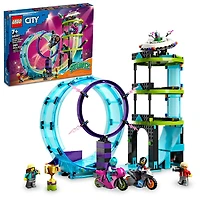 LEGO City Le défi de cascades suprême 60361 Ensemble de jeu de construction (385 pièces)